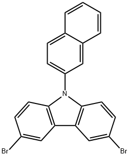 9-(2-萘基)-3,6-二溴咔唑