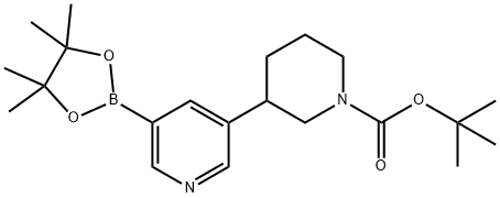 tert-butyl 3-(5-(4,4,5,5-tetramethyl-1,3,2-dioxaborolan-2-yl)pyridin-3-yl)piperidine-1-carboxylate