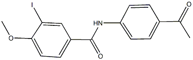 N-(4-acetylphenyl)-3-iodo-4-methoxybenzamide Struktur
