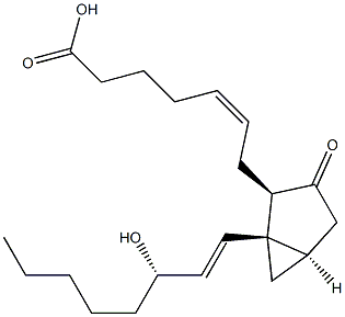 11-deoxy-11,12-methanoprostaglandin E2 Struktur