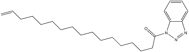 1-(16-Heptadecenoyl)-1H-benzotriazole Struktur