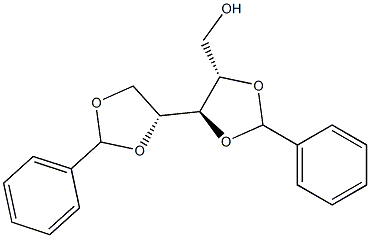 2-O,3-O:4-O,5-O-Dibenzylidene-D-xylitol Struktur