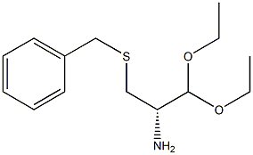 [S,(+)]-2-Amino-3-(benzylthio)propionaldehyde diethyl acetal Struktur