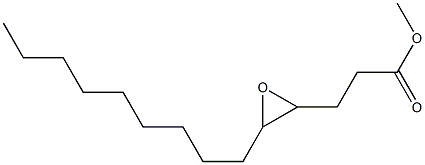 4,5-Epoxytetradecanoic acid methyl ester Struktur