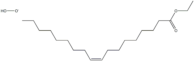 ethyl oleate hydroperoxide Struktur