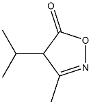3-Methyl-4-isopropylisoxazol-5(4H)-one Struktur