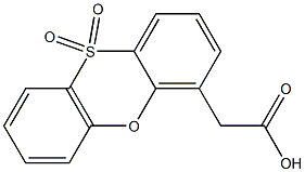 4-Carboxymethylphenoxathiin 10,10-dioxide Struktur