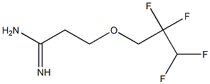 3-(2,2,3,3-tetrafluoropropoxy)propanimidamide Struktur
