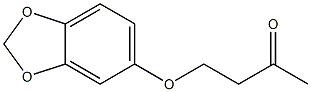 4-(2H-1,3-benzodioxol-5-yloxy)butan-2-one Struktur
