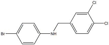 4-bromo-N-[(3,4-dichlorophenyl)methyl]aniline Struktur