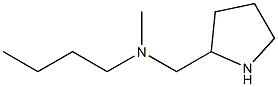butyl(methyl)(pyrrolidin-2-ylmethyl)amine Struktur
