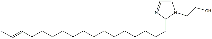 2-(15-Heptadecenyl)-3-imidazoline-1-ethanol Struktur