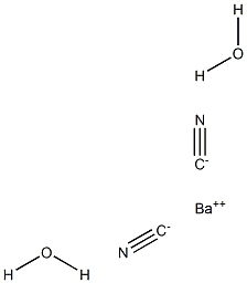 Barium cyanide dihydate Struktur