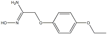 (1Z)-2-(4-ethoxyphenoxy)-N'-hydroxyethanimidamide Struktur