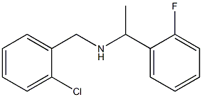 [(2-chlorophenyl)methyl][1-(2-fluorophenyl)ethyl]amine Struktur