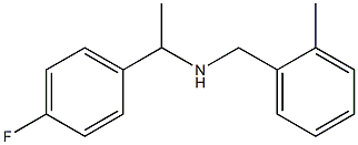 [1-(4-fluorophenyl)ethyl][(2-methylphenyl)methyl]amine Struktur