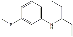 3-(methylsulfanyl)-N-(pentan-3-yl)aniline Struktur