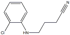 4-[(2-chlorophenyl)amino]butanenitrile Struktur