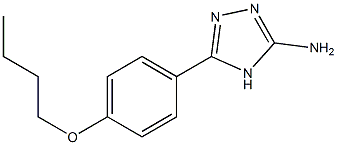 5-(4-butoxyphenyl)-4H-1,2,4-triazol-3-amine Struktur