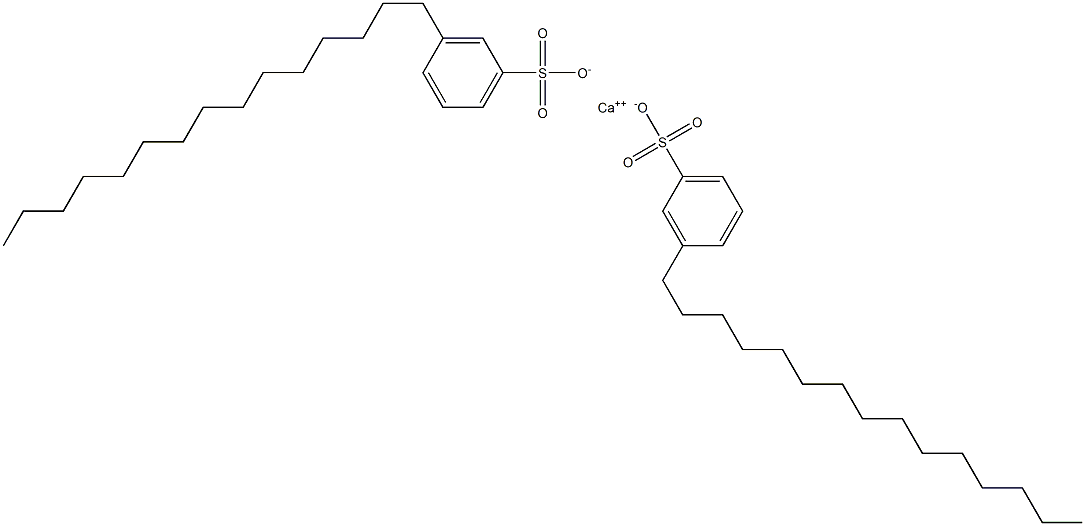 Bis(3-pentadecylbenzenesulfonic acid)calcium salt Struktur