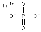 Thulium(III) orthophosphate Struktur