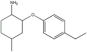2-(4-ethylphenoxy)-4-methylcyclohexan-1-amine Struktur