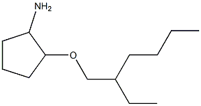 2-[(2-ethylhexyl)oxy]cyclopentan-1-amine Struktur