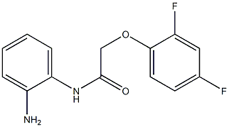 N-(2-aminophenyl)-2-(2,4-difluorophenoxy)acetamide Struktur