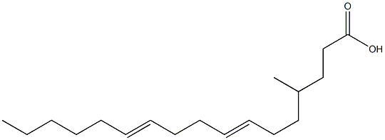 4-methyl-7,11-heptadecadienoic acid