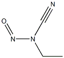 ETHANECARBAMONITRILE,NITROSO- Struktur