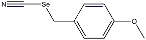 PARA-METHOXYBENZYLSELENOCYANATE Struktur