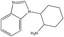 2-(1H-1,3-benzodiazol-1-yl)cyclohexan-1-amine Struktur