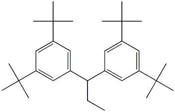 1,1-Bis(3,5-di-tert-butylphenyl)propane Struktur