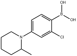 2-Chloro-4-(2-methylpiperidin-1-yl)phenylboronic acid