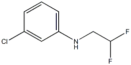 m-chloro-N-(2,2-difluoroethyl)aniline 結(jié)構(gòu)式