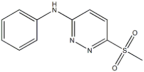 6-(methylsulfonyl)-N-phenyl-3-pyridazinamine Struktur