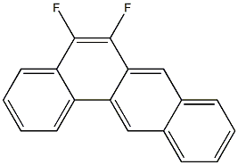 DIFLUOROBENZANTHRACENE Struktur