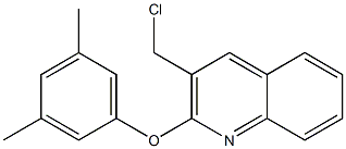 3-(chloromethyl)-2-(3,5-dimethylphenoxy)quinoline Struktur