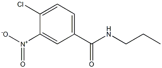 4-chloro-3-nitro-N-propylbenzamide Struktur