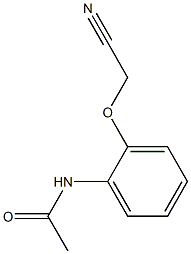 N-[2-(cyanomethoxy)phenyl]acetamide Struktur