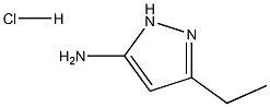 3-Ethyl-5-aminopyrazole hydrochloride Struktur
