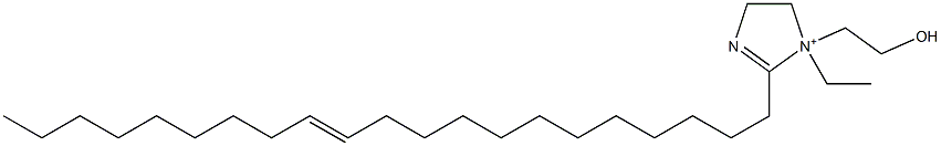 1-Ethyl-2-(12-henicosenyl)-1-(2-hydroxyethyl)-2-imidazoline-1-ium Struktur