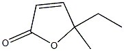 5-Ethyl-5-methyl-2,5-dihydrofuran-2-one Struktur