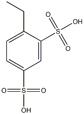 4-Ethyl-1,3-benzenedisulfonic acid Struktur
