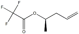 (+)-Trifluoroacetic acid (R)-4-pentene-2-yl ester Struktur
