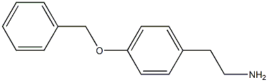 2-(4-(benzyloxy)phenyl)ethanamine, , 結(jié)構(gòu)式