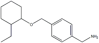 (4-{[(2-ethylcyclohexyl)oxy]methyl}phenyl)methanamine Struktur