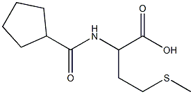2-[(cyclopentylcarbonyl)amino]-4-(methylthio)butanoic acid Struktur