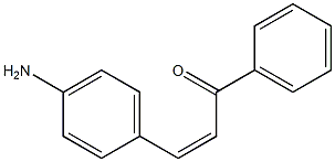 (2Z)-3-(4-アミノフェニル)-1-(フェニル)-2-プロペン-1-オン 化學(xué)構(gòu)造式