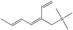 (3E,5E)-3-[(Trimethylsilyl)methyl]-1,3,5-heptatriene Struktur